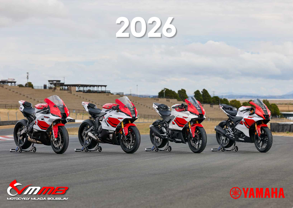 titulka kalendář yamaha 2026